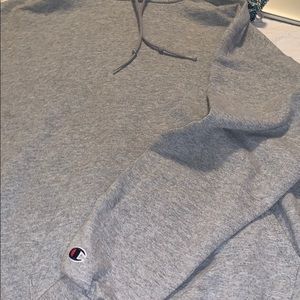 Plain grey champion hoodie!